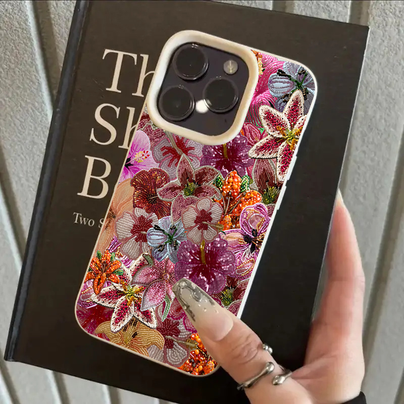 Phone Cases Expensive - Luksusowe etui na telefon z koralikami,