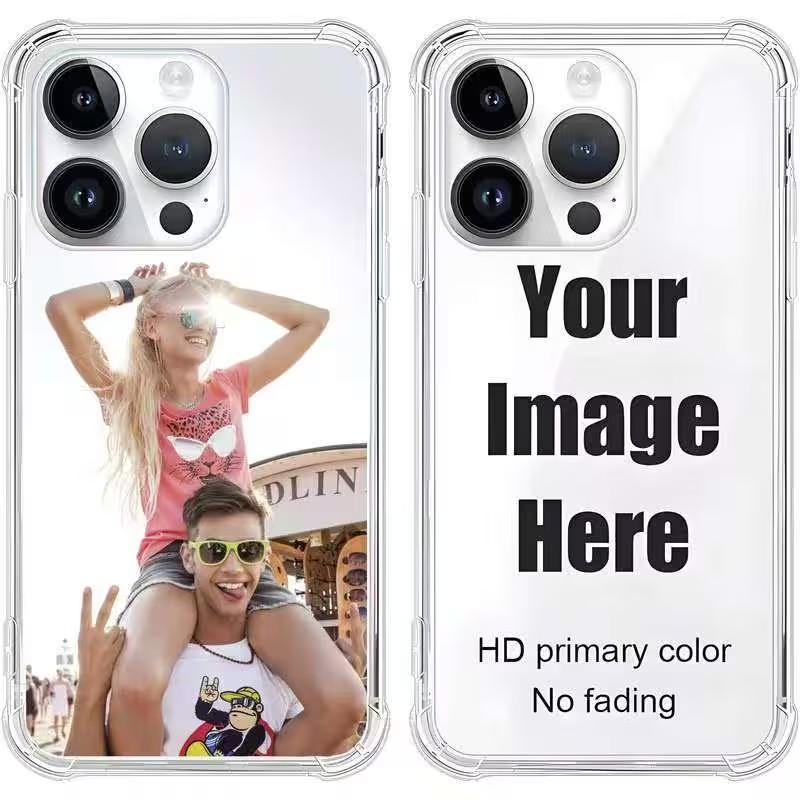 Phone Cases Customized - Przezroczyste etui na telefon z własnym