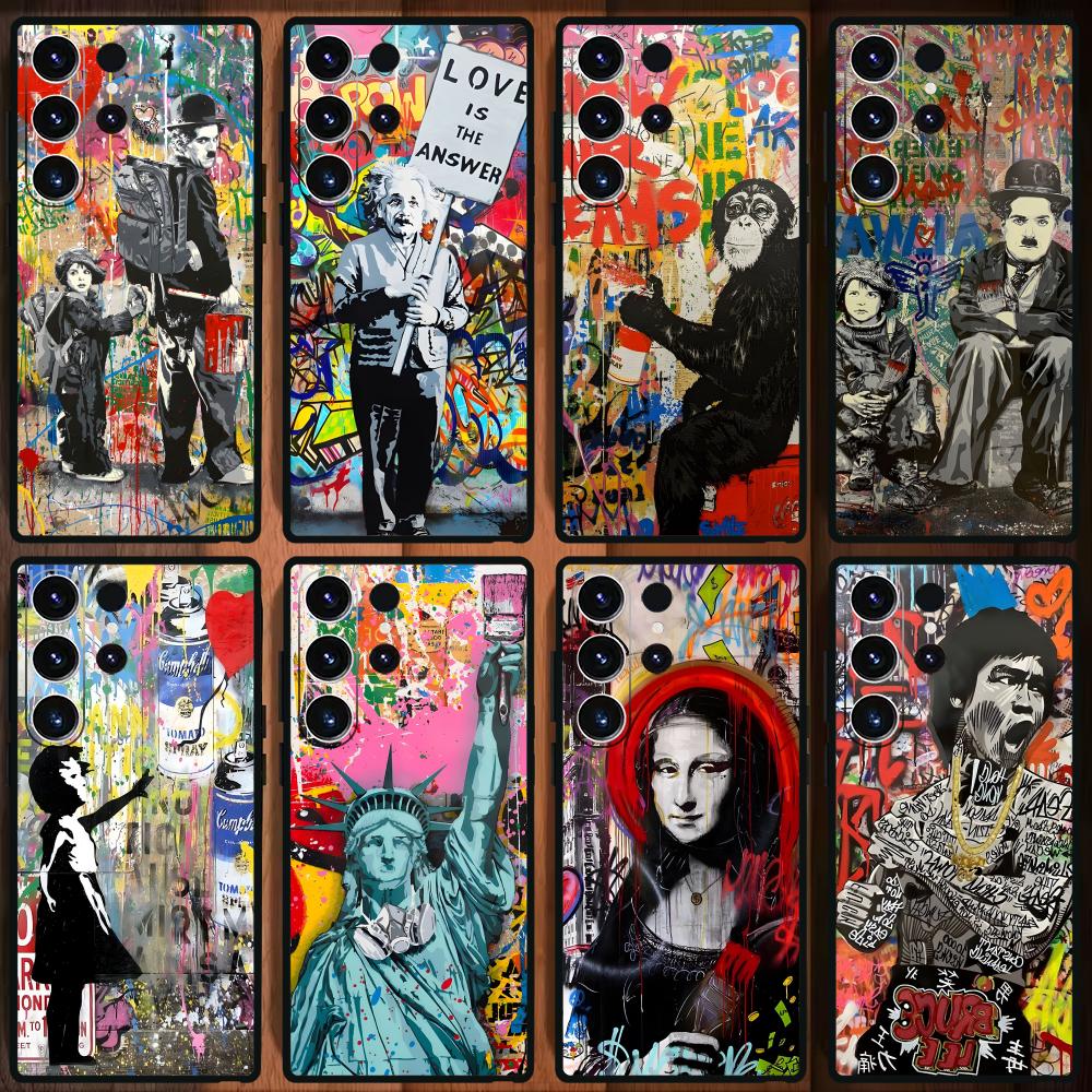 Phone Cases Art - Etui na telefon Banksy Graffiti Art
