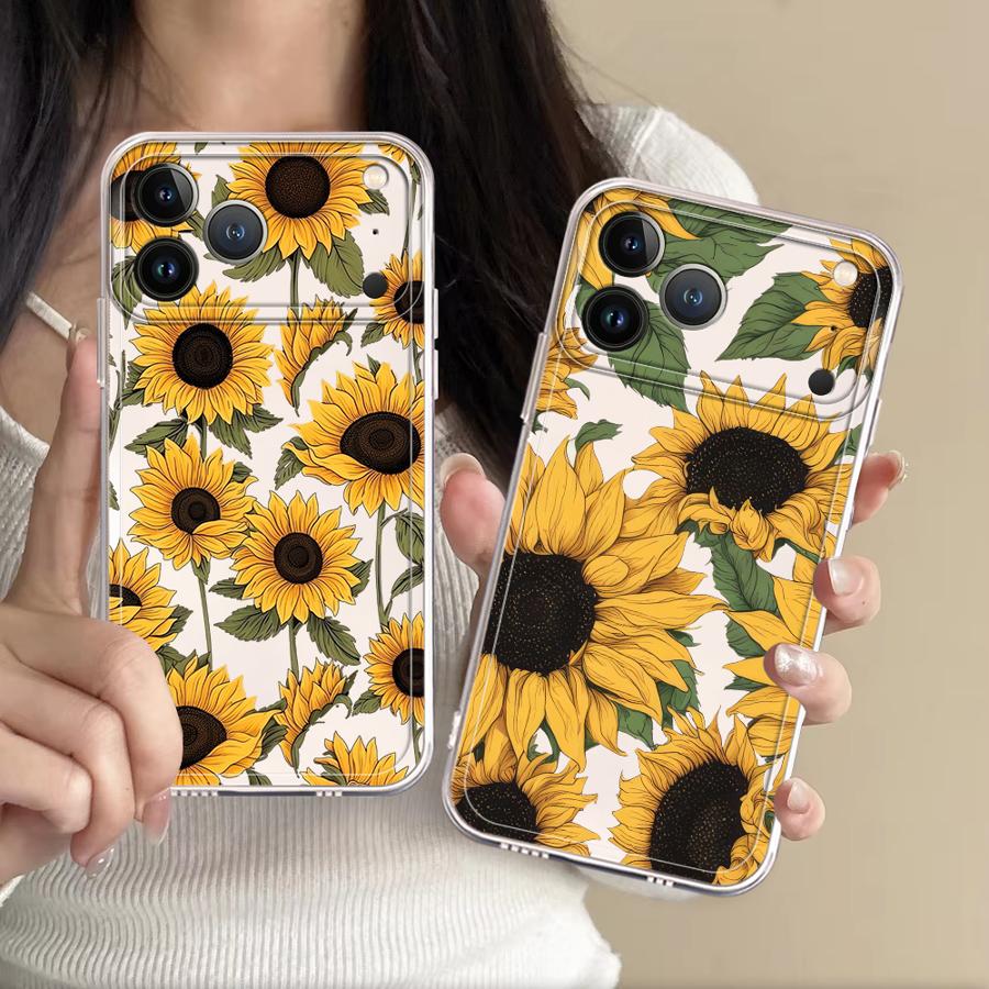 Phone Cases Xr Cute - Etui z uroczym wzorem słonecznika na