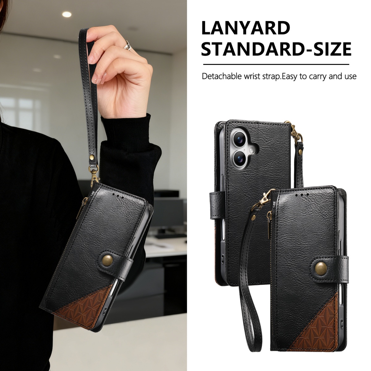 Flip Leather Case - Etui na telefon z PU skóry
