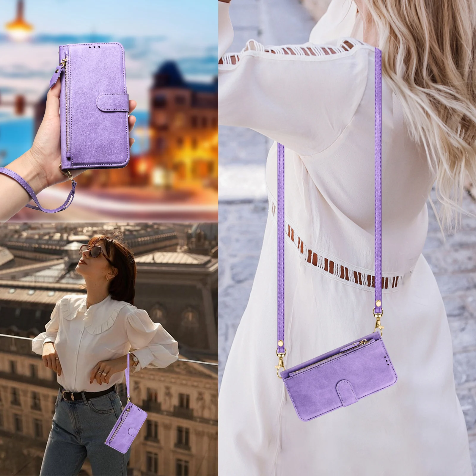 Flip Leather Case - Skórzane etui portfel na POCO X7