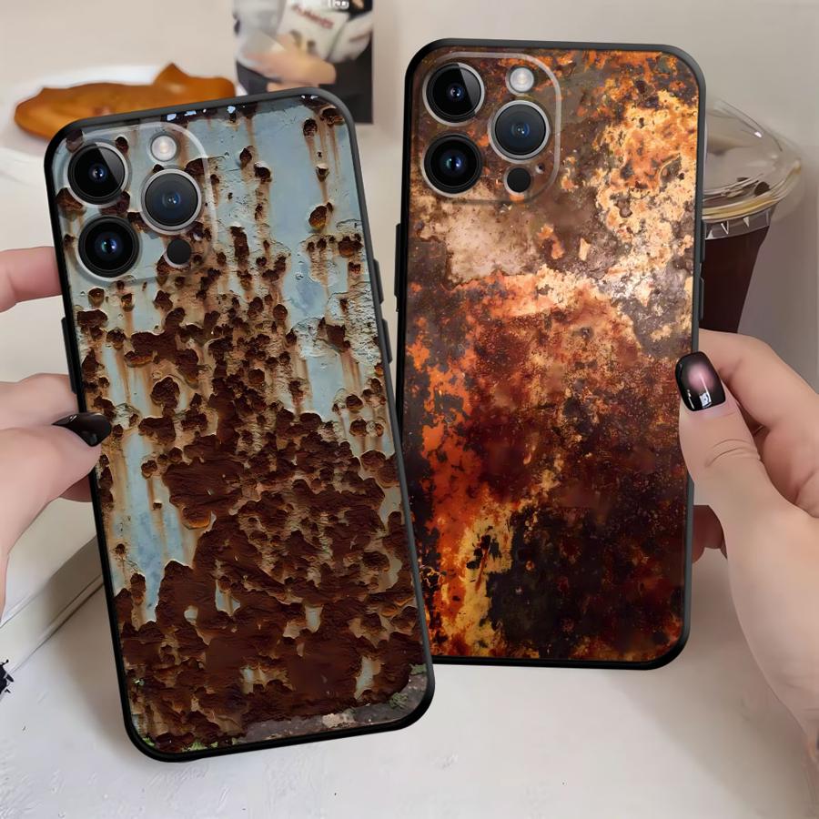 Phone Cases Art - Etui Retro Rust Design na iPhone'a