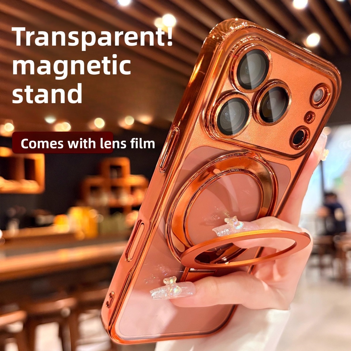 Ring Stand Case - Etui na telefon z magnetycznym uchwytem