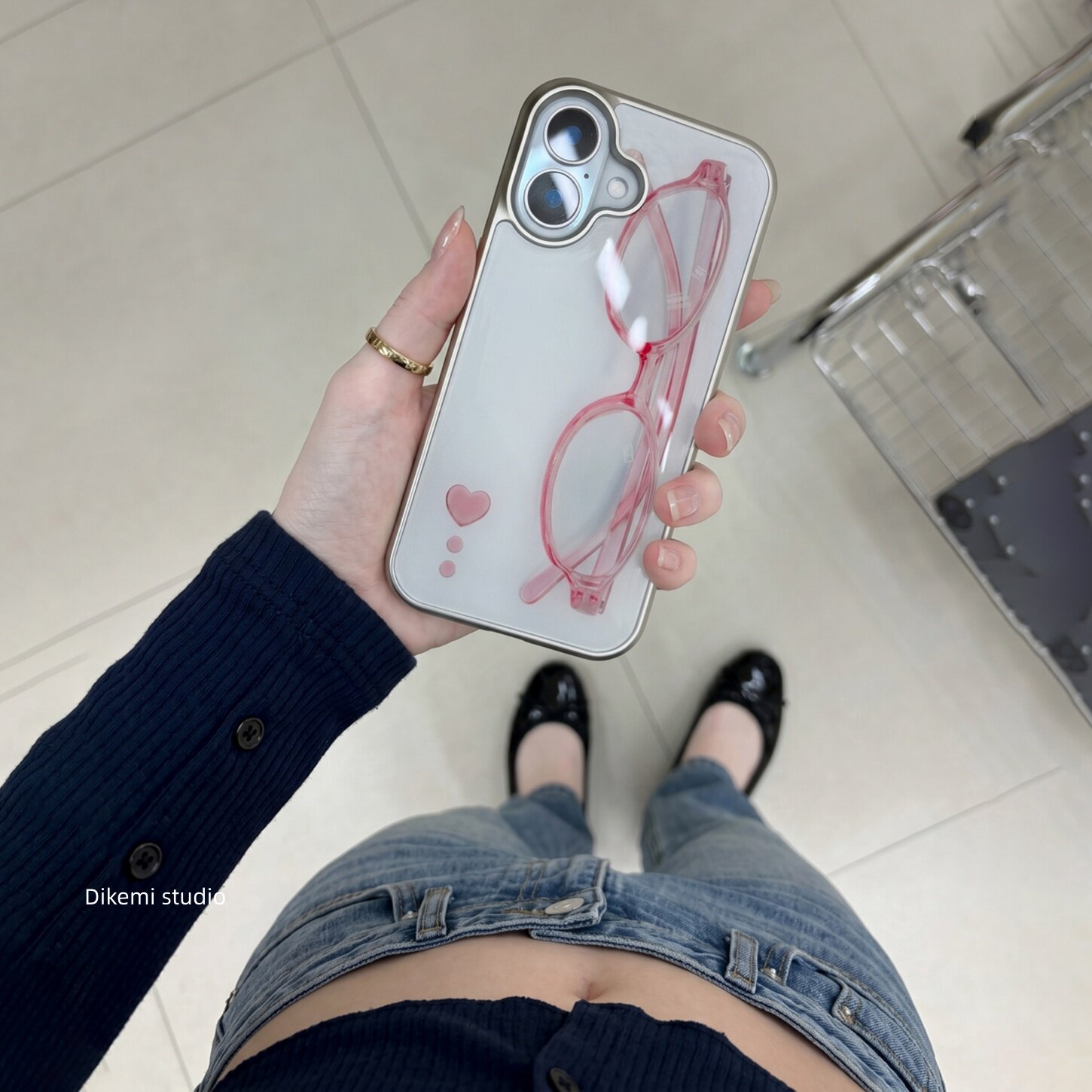 Phone Cases Xr Cute - Koreański styl ins Girl Heart Różowe