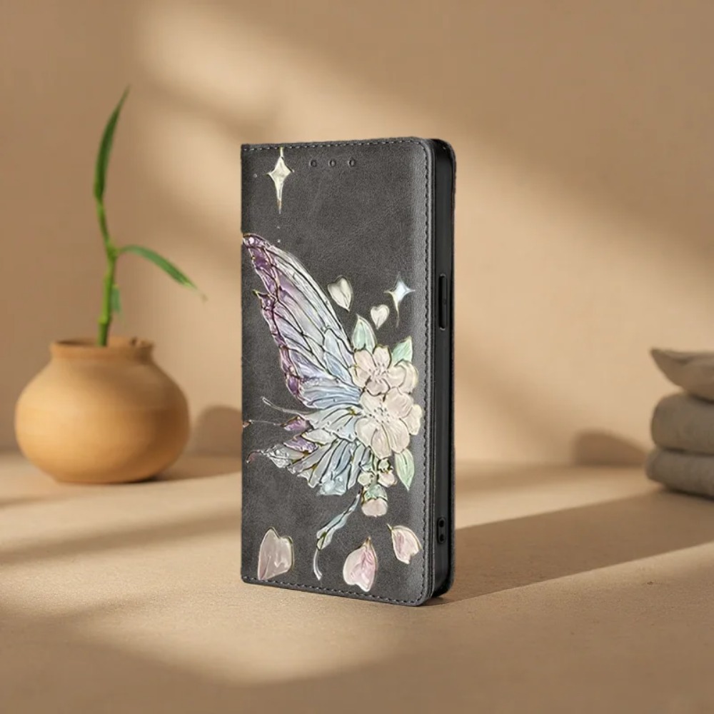 Flip Leather Case - Popularne, odporne na wstrząsy etui z