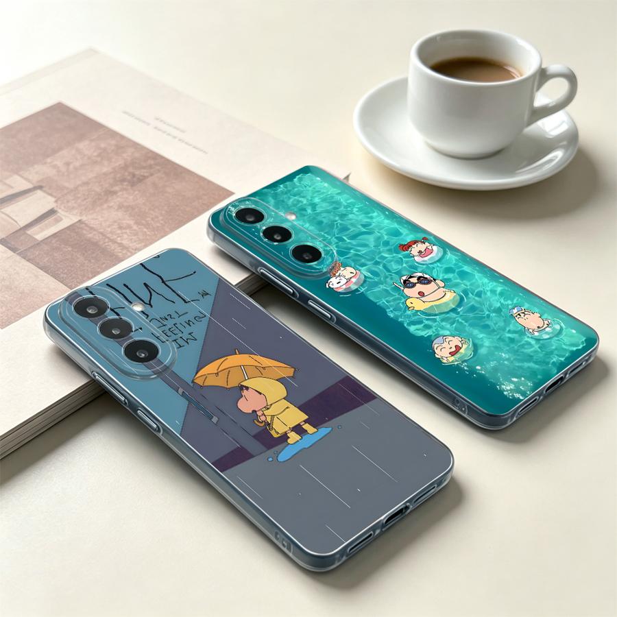 Phone Cases Samsung A14 - Żółty Pokrowiec/Etui na Telefon z Motywem