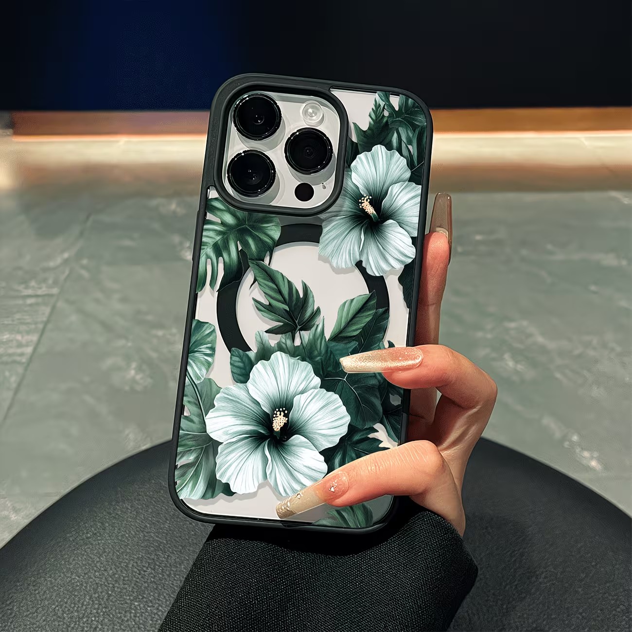Phone Cases Mous - Etui na telefon z zielonym kwiatowym