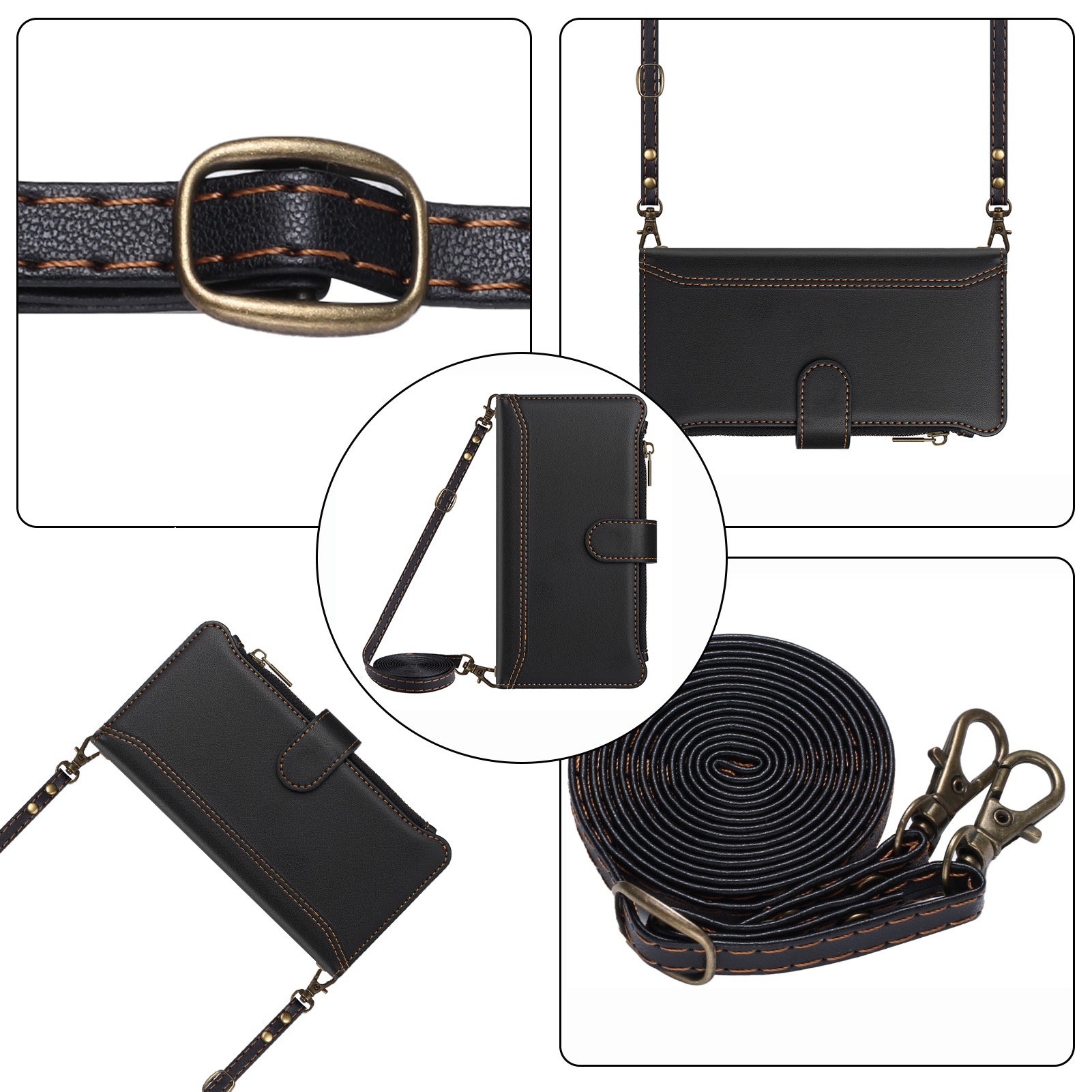 Etui na telefon z klapką i pas – Flip Leather Case recenzja i cena