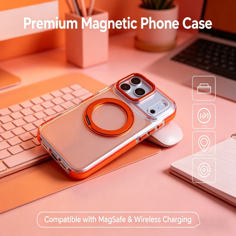 Luksusowe etui magnetyczne z g – Ring Stand Case recenzja i cena