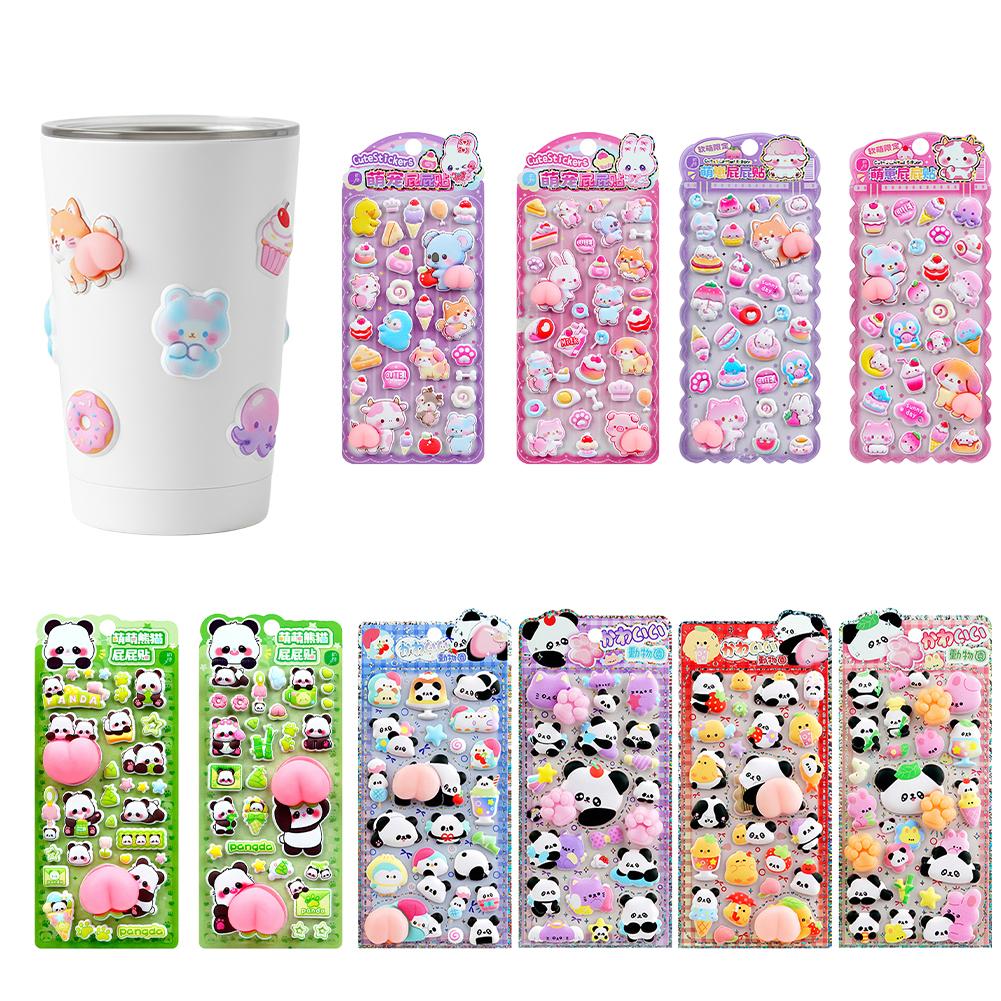 Urocza naklejka 3D z pandą, gu – Phone Cases Kids recenzja i cena