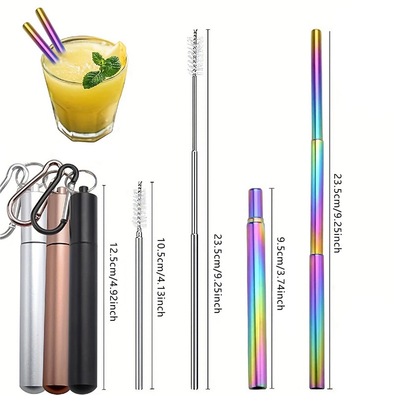 Wielorazowa teleskopowa słomka – Phone Cases The Dairy recenzja i cena