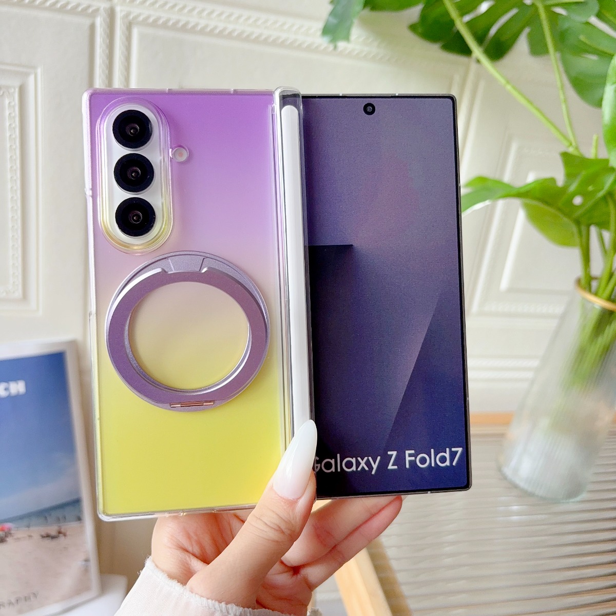 Gradient Przezroczyste Etui Ma – Ring Stand Case recenzja i cena